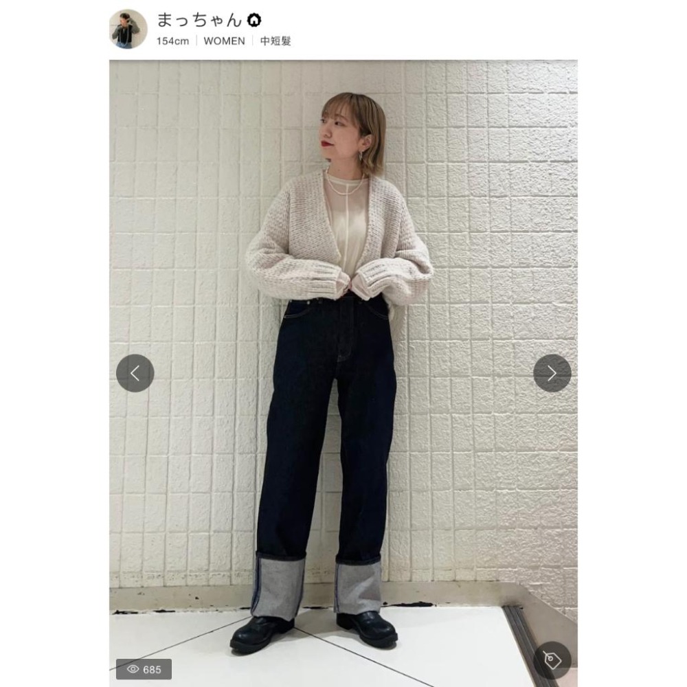 ：常花二手：🇯🇵 KBF ✿ 短版造型毛衣小外套（實拍照請看下方商品說明欄）＃日牌正品-細節圖9
