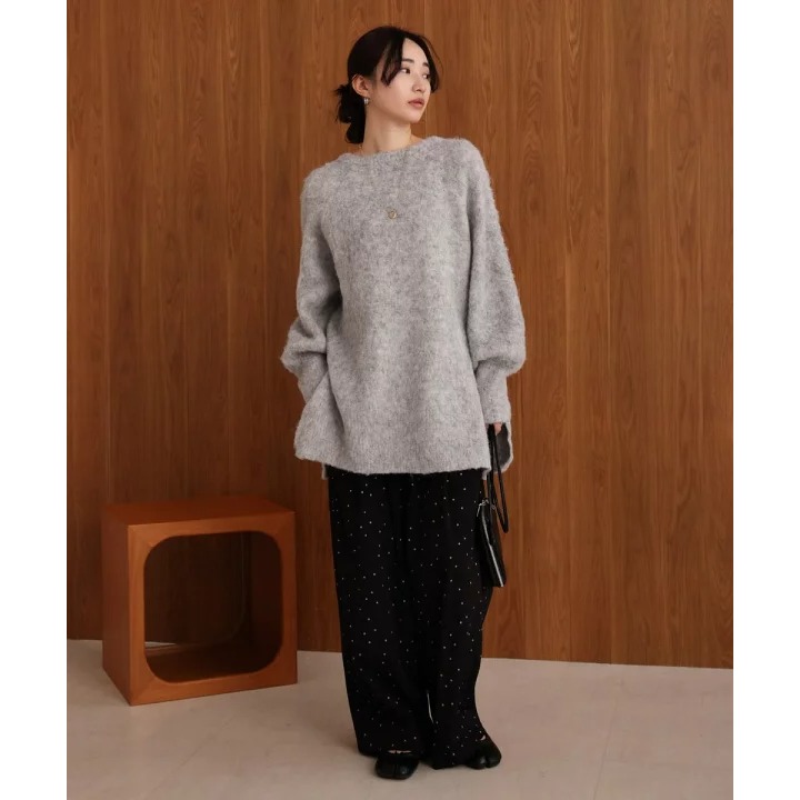 ：常花二手：🇯🇵 Bab ✿ 混織休閒寬鬆針織毛衣（實拍照請看下方商品說明欄）日牌正品 現貨-細節圖4