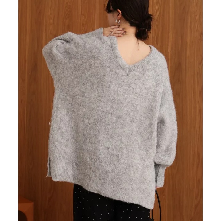 ：常花二手：🇯🇵 Bab ✿ 混織休閒寬鬆針織毛衣（實拍照請看下方商品說明欄）日牌正品 現貨-細節圖6