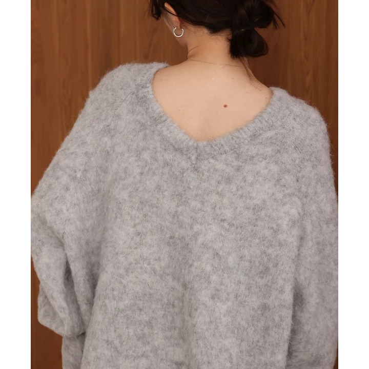 ：常花二手：🇯🇵 Bab ✿ 混織休閒寬鬆針織毛衣（實拍照請看下方商品說明欄）日牌正品 現貨-細節圖7