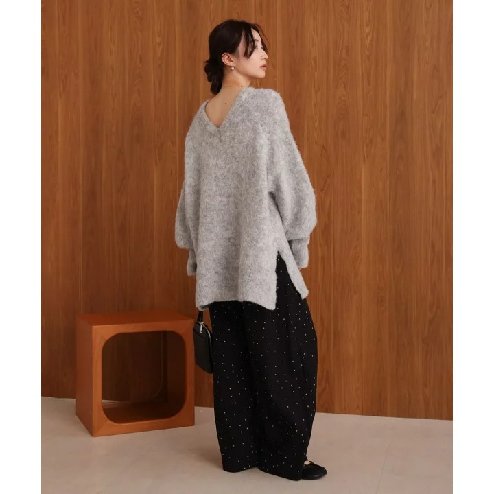 ：常花二手：🇯🇵 Bab ✿ 混織休閒寬鬆針織毛衣（實拍照請看下方商品說明欄）日牌正品 現貨-細節圖8