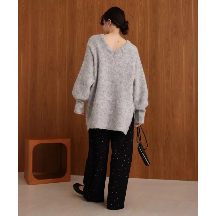 ：常花二手：🇯🇵 Bab ✿ 混織休閒寬鬆針織毛衣（實拍照請看下方商品說明欄）日牌正品 現貨-細節圖9