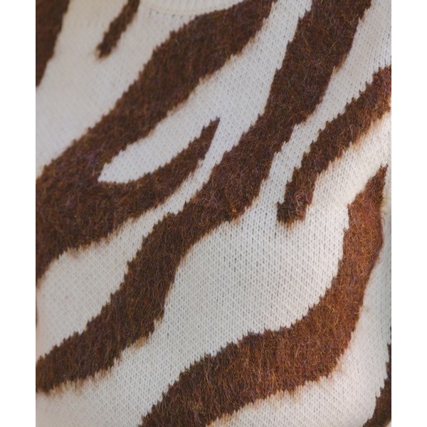 ：常花二手：🇯🇵 Kastane ✿ 斑馬圖騰撞色針織背心（實拍照請看下方商品說明欄）日牌正品 現貨-細節圖8