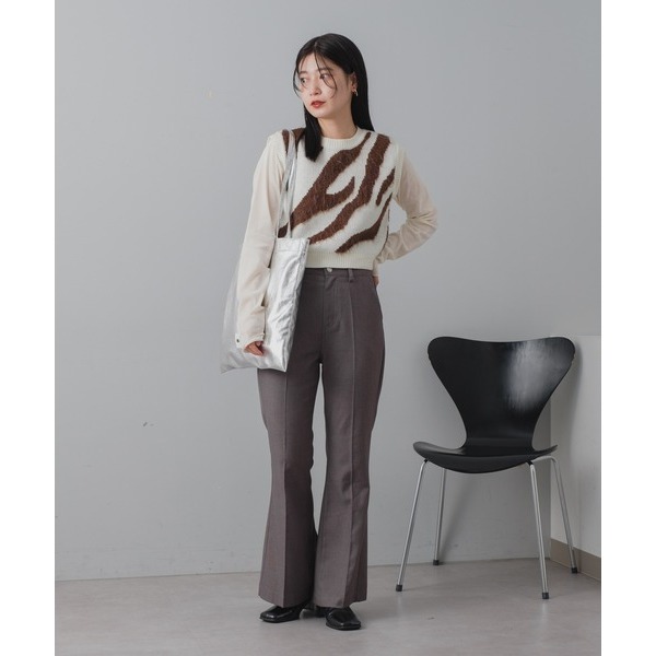 ：常花二手：🇯🇵 Kastane ✿ 斑馬圖騰撞色針織背心（實拍照請看下方商品說明欄）日牌正品 現貨-細節圖10