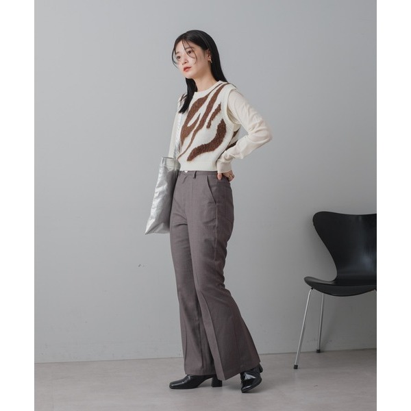 ：常花二手：🇯🇵 Kastane ✿ 斑馬圖騰撞色針織背心（實拍照請看下方商品說明欄）日牌正品 現貨-細節圖11