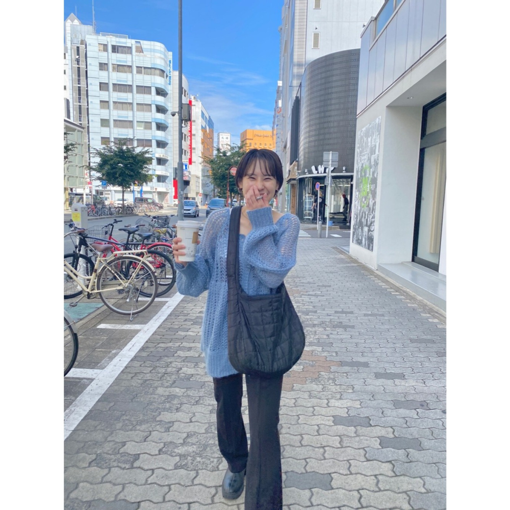 ：常花二手：🇯🇵 Kastane ✿ 寬鬆簍空針織長版罩衫（實拍照請看下方商品說明欄）日牌正品 現貨-細節圖6