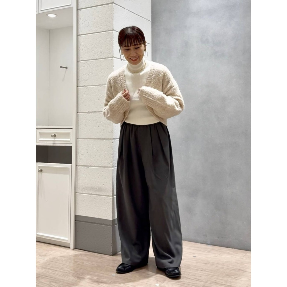 ：常花二手：🇯🇵 LOWRYS FARM ✿ 短版弧形下擺針織小罩衫（實拍照請看下方商品說明欄）日牌正品 現貨-細節圖6