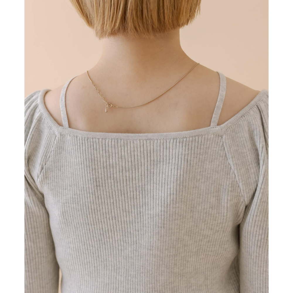 ：常花二手：🇯🇵 mline ✿ 繫帶方領氣質針織上衣（實拍照請看下方商品說明欄）日牌正品 現貨-細節圖7