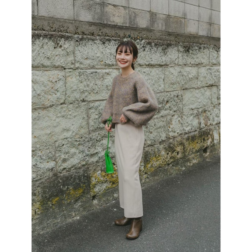 ：常花二手：🇯🇵 hinari ✿ 短版混色針織毛衣（實拍照請看下方商品說明欄）日牌正品 現貨-細節圖7