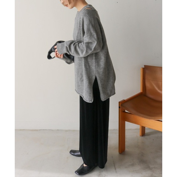 ：常花二手：🇯🇵 select MOCA by son ✿ 層次感寬鬆針織兩件式套裝（實拍照請看下方商品說明欄）-細節圖7