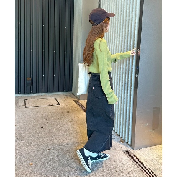 ：常花二手：🇯🇵 DISCOAT ✿ 羅紋透膚內搭上衣（實拍照請看下方商品說明欄）日牌正品 現貨-細節圖5