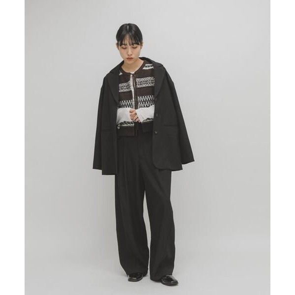 ：常花二手：🇯🇵 KBF ✿ 撞色圖騰綁帶針織背心（實拍照請看下方商品說明欄）日牌正品 現貨-細節圖2