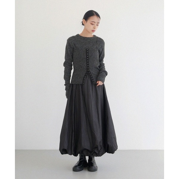 ：常花二手：🇯🇵 LIAN ✿ 鉤扣馬甲套裝針織衫（實拍照請看下方商品說明欄）日牌正品 現貨-細節圖3