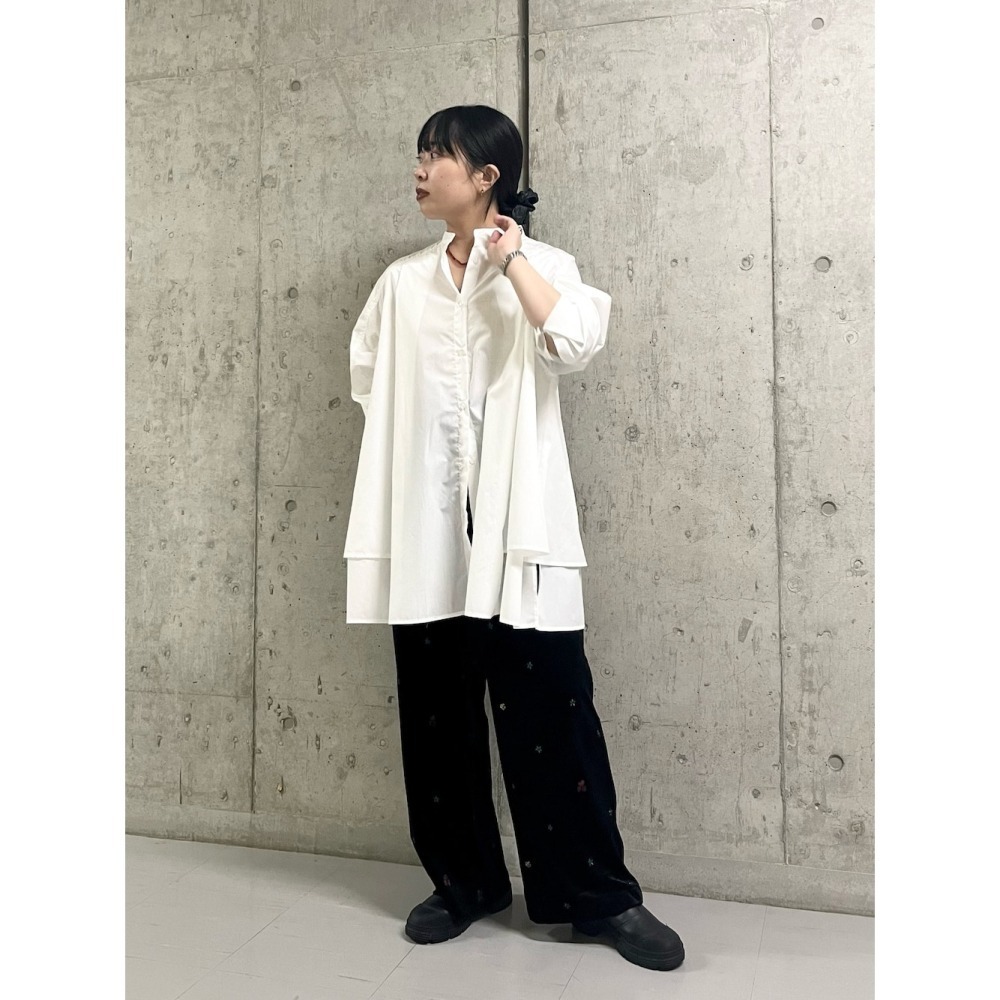 ：常花二手：🇯🇵 KBF ✿ 蛋糕下擺造型襯衫洋裝（實拍照請看下方商品說明欄）日牌正品 現貨-細節圖2
