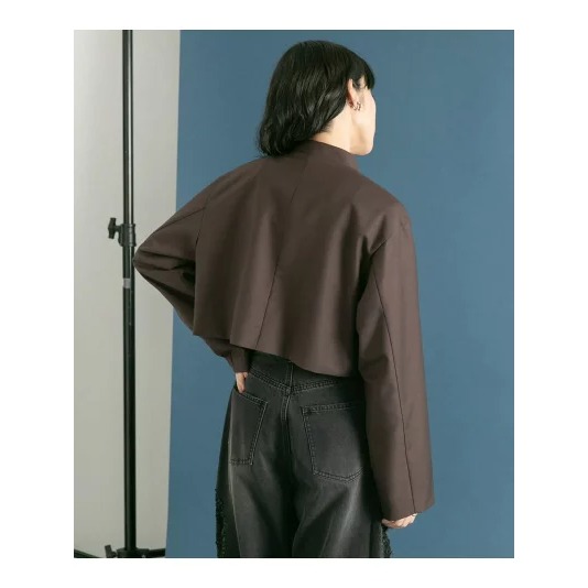 ：常花二手：🇯🇵 KBF ✿ 短版鉤扣夾克外套（實拍照請看下方商品說明欄）日牌正品 現貨-細節圖7