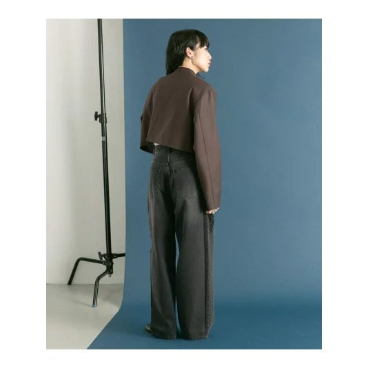 ：常花二手：🇯🇵 KBF ✿ 短版鉤扣夾克外套（實拍照請看下方商品說明欄）日牌正品 現貨-細節圖10