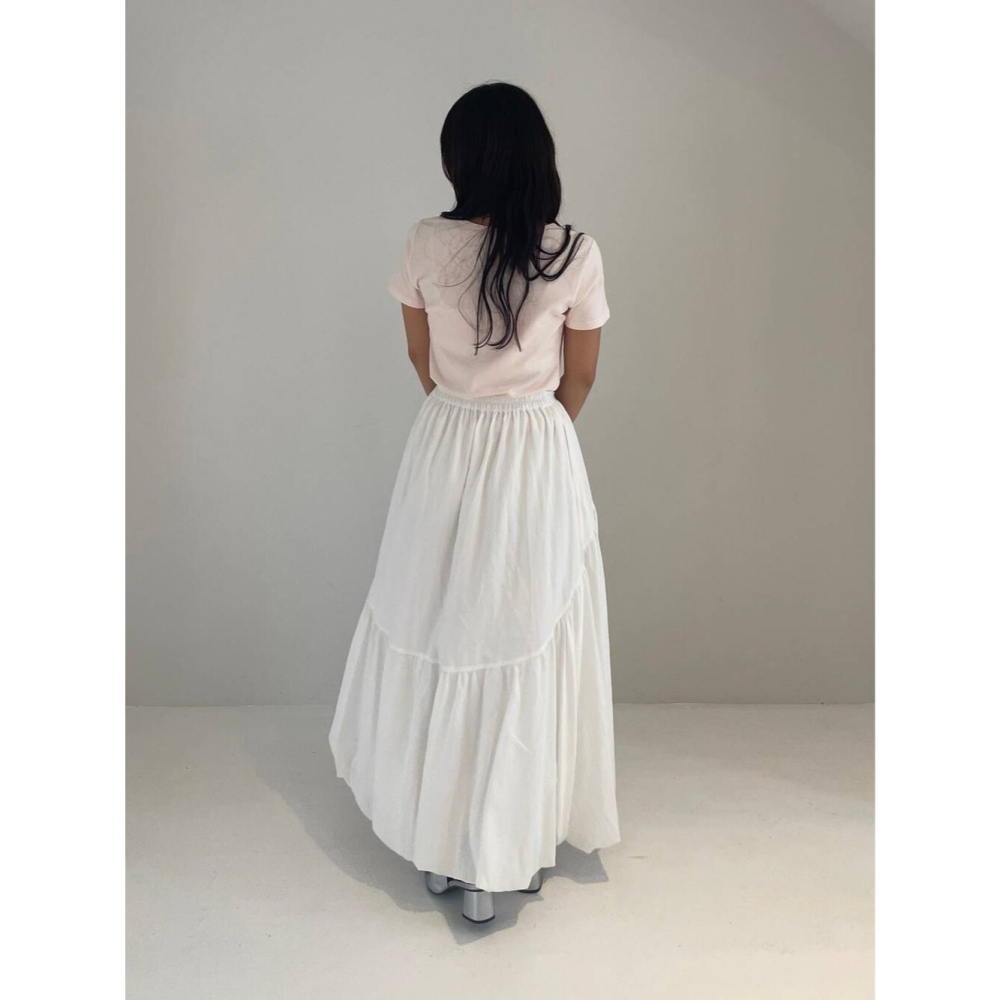 ：常花二手：🇯🇵 Heather ✿ 垂墜感氣球澎澎長裙（實拍照請看下方商品說明欄）日牌正品 現貨-細節圖2
