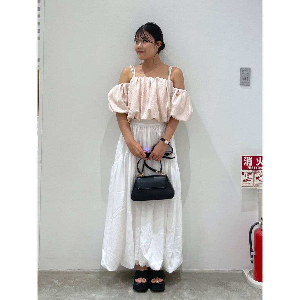 ：常花二手：🇯🇵 Heather ✿ 垂墜感氣球澎澎長裙（實拍照請看下方商品說明欄）日牌正品 現貨-細節圖5