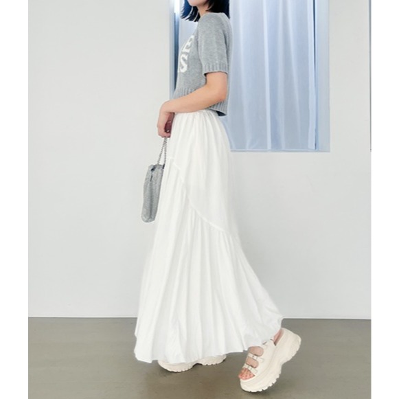 ：常花二手：🇯🇵 Heather ✿ 垂墜感氣球澎澎長裙（實拍照請看下方商品說明欄）日牌正品 現貨-細節圖9