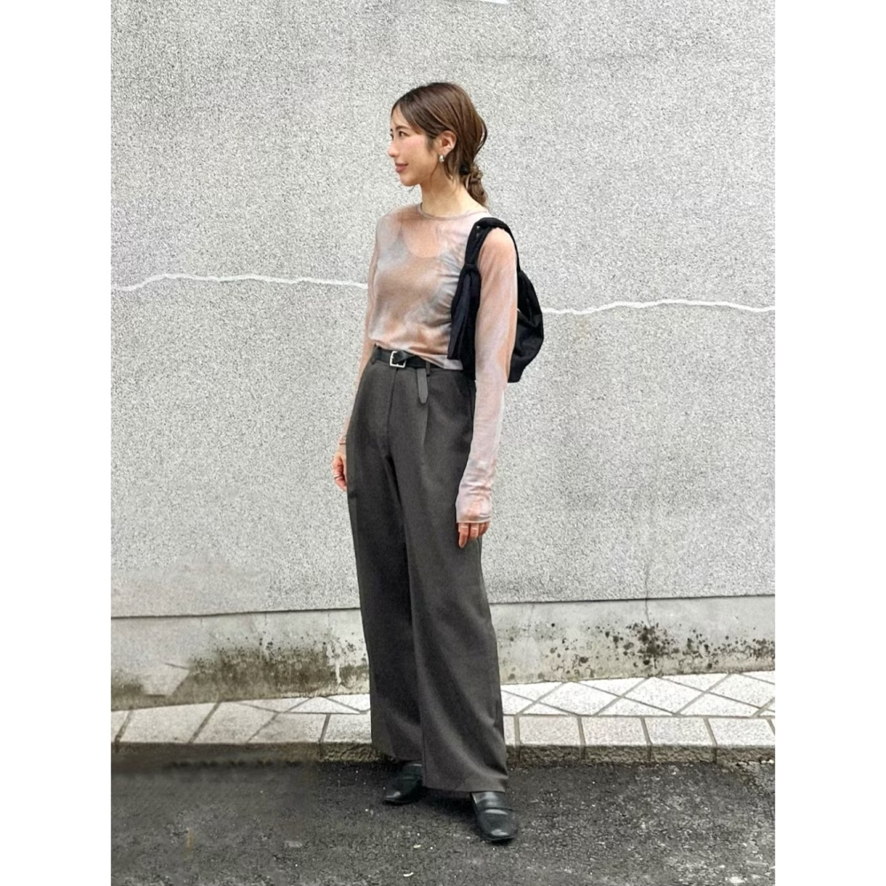 ：常花二手：🇯🇵 hellam ✿ 夢幻渲染透膚上衣（實拍照請看下方商品說明欄）日牌正品 現貨-細節圖11