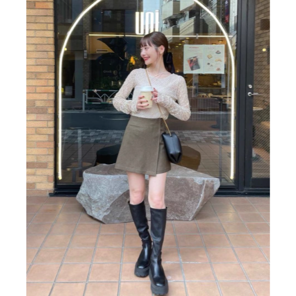 ：常花二手：🇯🇵 hinari ✿ 拼接蕾絲抓皺袖口透膚上衣（實拍照請看下方商品說明欄）日牌正品 現貨-細節圖3
