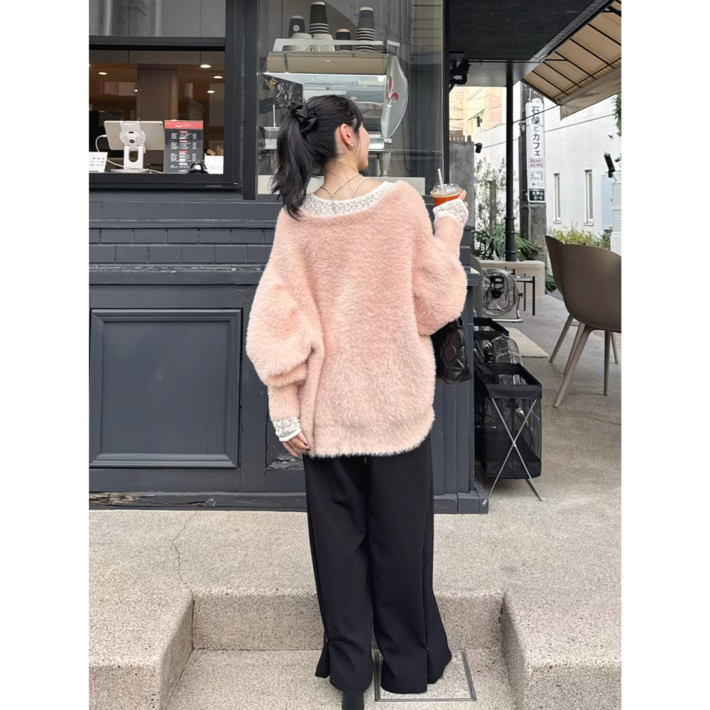：常花二手：🇯🇵 hinari ✿ 拼接蕾絲抓皺袖口透膚上衣（實拍照請看下方商品說明欄）日牌正品 現貨-細節圖10