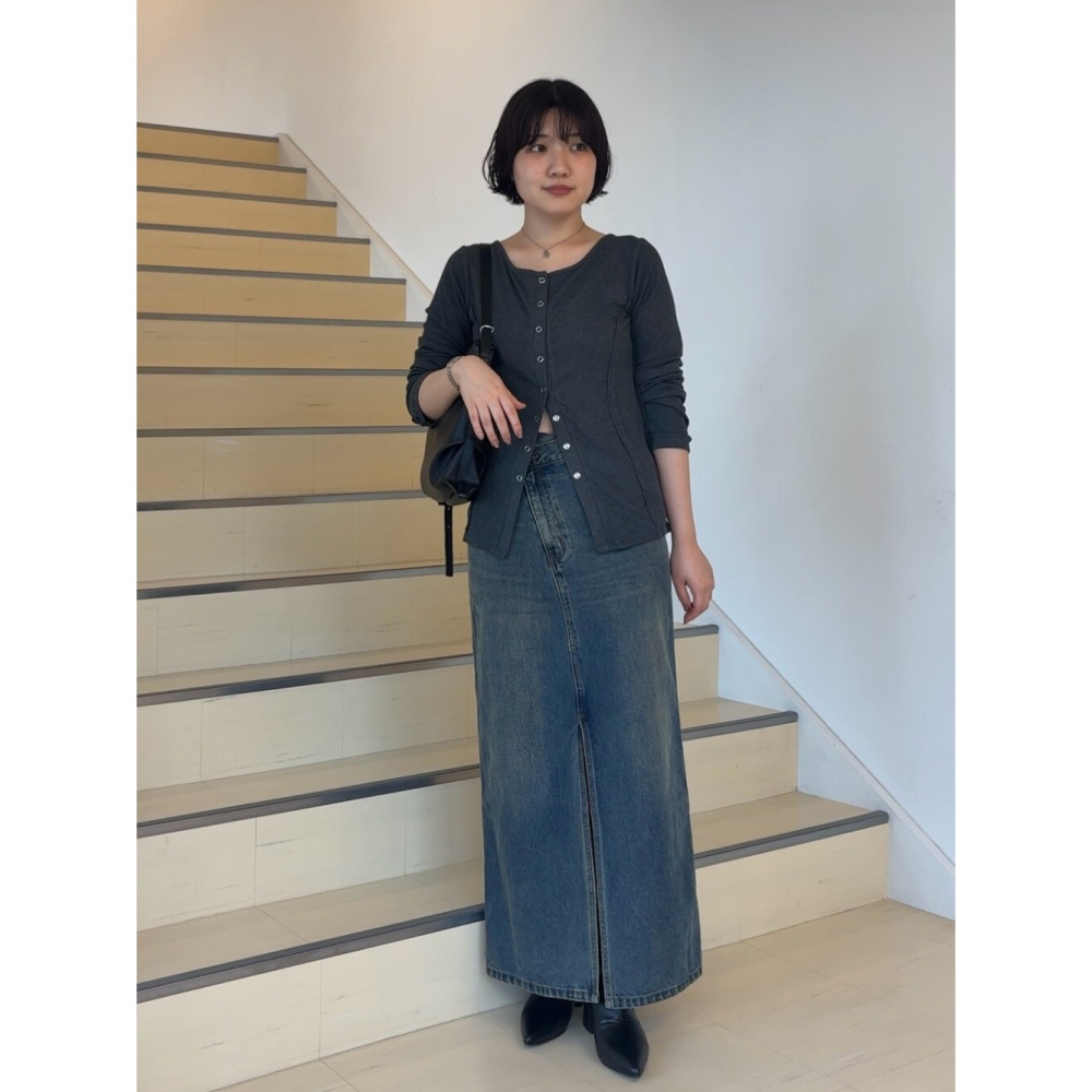 ：常花二手：🇯🇵 SENSE OF PLACE ✿ 拼接羅紋針織開襟外套（實拍照請看下方商品說明欄）日牌正品 現貨-細節圖8