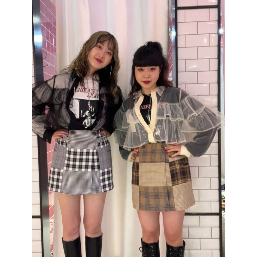 ：常花二手：🇯🇵 jouetie ✿ 透膚荷葉蛋糕澎袖襯衫（實拍照請看下方商品說明欄）日牌正品 現貨-細節圖6
