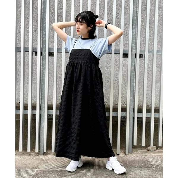：常花二手：🇯🇵 KBF ✿ 泡泡布吊帶洋裝（實拍照請看下方商品說明欄）日牌正品 現貨-細節圖7