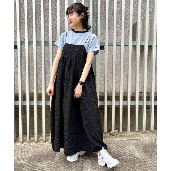 ：常花二手：🇯🇵 KBF ✿ 泡泡布吊帶洋裝（實拍照請看下方商品說明欄）日牌正品 現貨-細節圖10