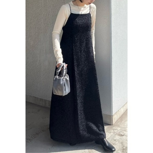 ：常花二手：🇯🇵 STYLEMIXER ✿ 重工羽毛緹花正式吊帶洋裝（實拍照請看下方商品說明欄）日牌正品 現貨-細節圖6