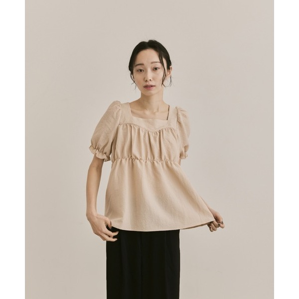 ：常花二手：🇯🇵 moi tytto ✿ 可愛澎澎短袖娃娃襯衫（實拍照請看下方商品說明欄）日牌正品 現貨-細節圖2
