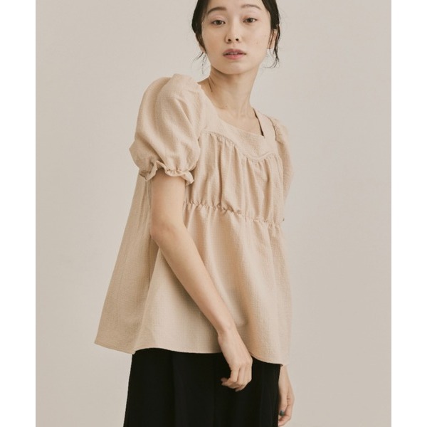 ：常花二手：🇯🇵 moi tytto ✿ 可愛澎澎短袖娃娃襯衫（實拍照請看下方商品說明欄）日牌正品 現貨-細節圖3