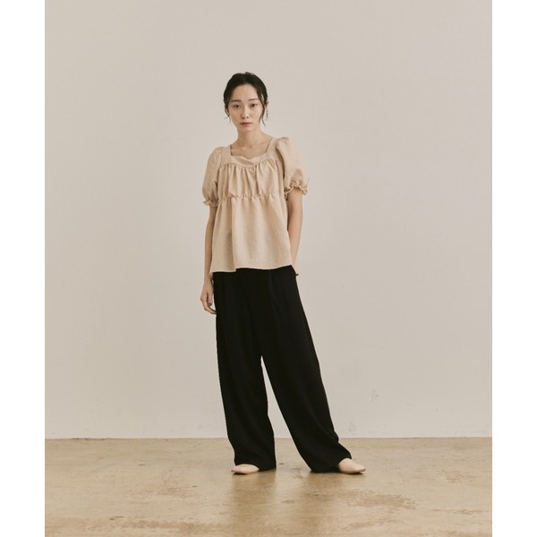 ：常花二手：🇯🇵 moi tytto ✿ 可愛澎澎短袖娃娃襯衫（實拍照請看下方商品說明欄）日牌正品 現貨-細節圖4