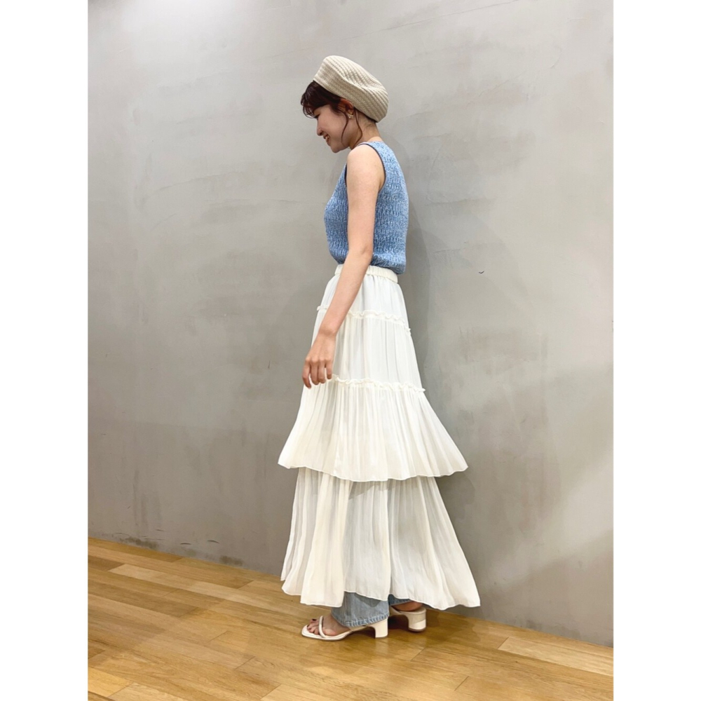 ：常花二手：🇯🇵 SENSE OF PLACE ✿ 可愛色系混織背心（實拍照請看下方商品說明欄）日牌正品 現貨-細節圖9
