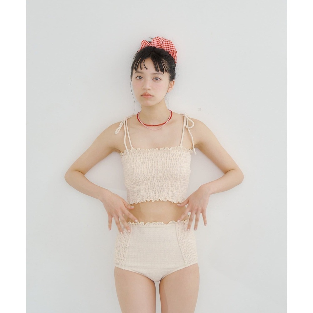 ：常花日本代購：🇯🇵（免運！部分現貨！）mystic ✿ 皺皺綁帶定番泳衣（請先詳閱購買須知喔！）＃日牌正品-細節圖9