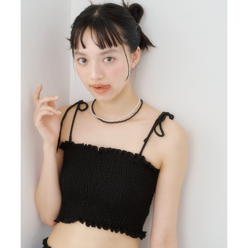 ：常花日本代購：🇯🇵（免運！部分現貨！）mystic ✿ 皺皺綁帶定番泳衣（請先詳閱購買須知喔！）＃日牌正品-細節圖11