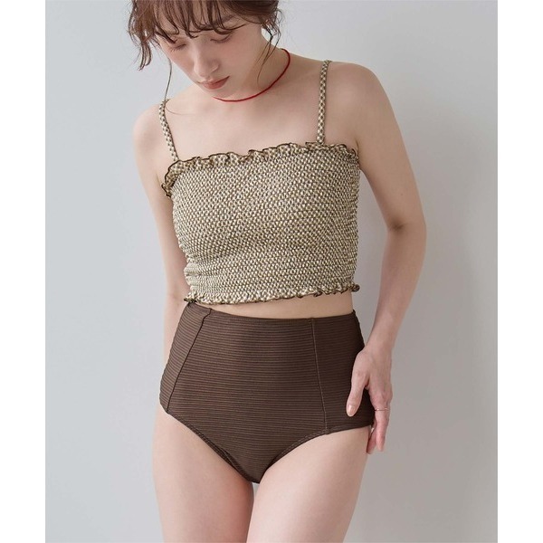 ：常花日本代購：🇯🇵（免運！）SEA DRESS ✿ 四件式長袖外罩抓皺背心短褲泳衣（請先詳閱下方購買須知）-細節圖3