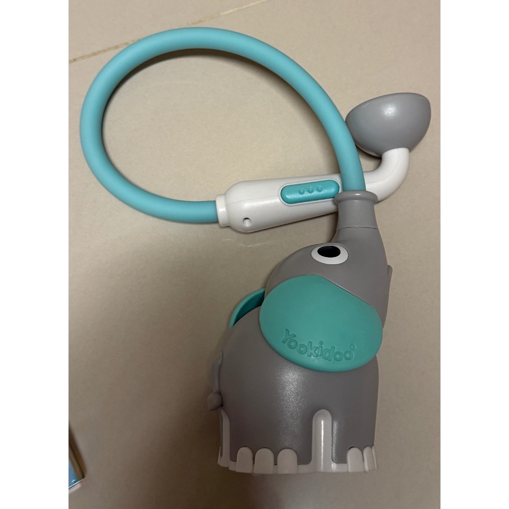 鯊魚寶寶電動車、車輪轉動書2本、Yookidoo小象蓮蓬頭-細節圖5