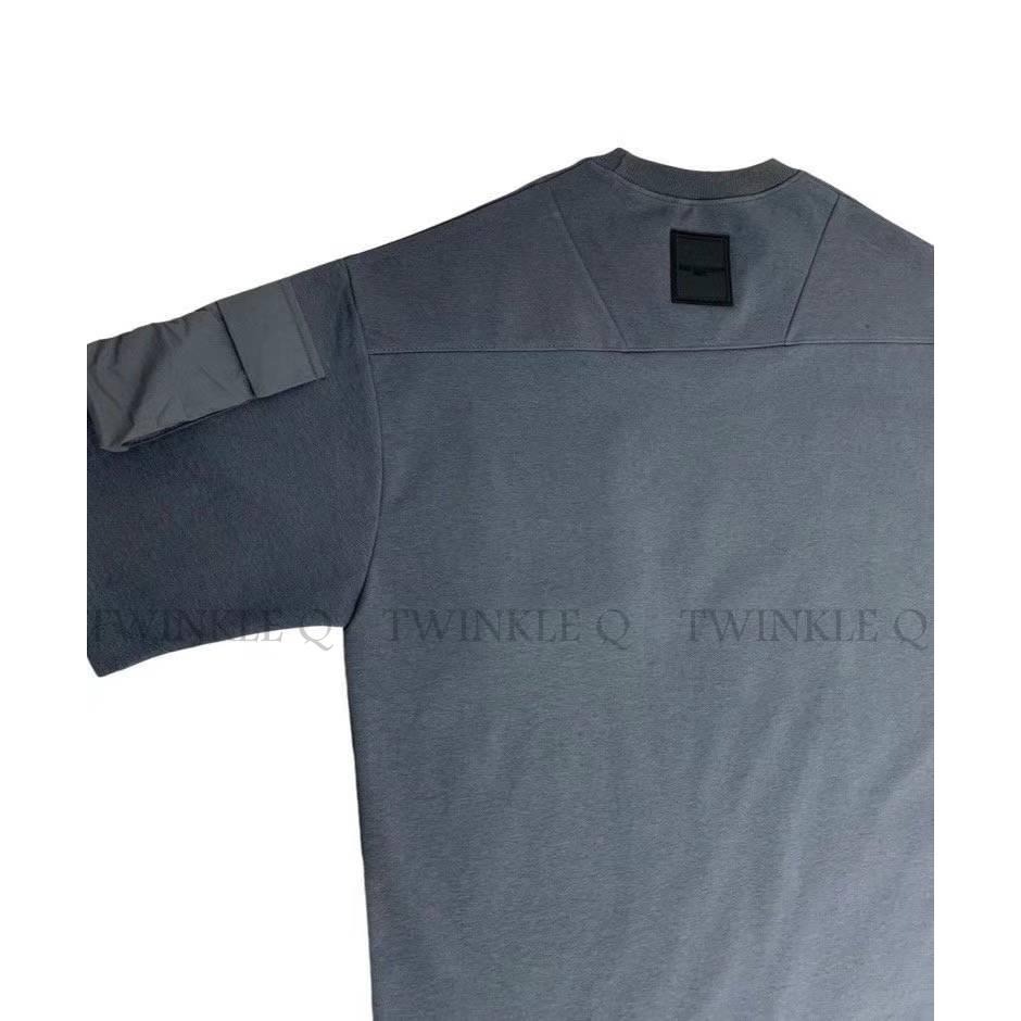 Twinkle Q韓國代購-預購✈️東大門🔥南大門正韓 短袖t恤 雙口袋 工裝 下擺開叉 休閒上衣 短袖上衣-細節圖4