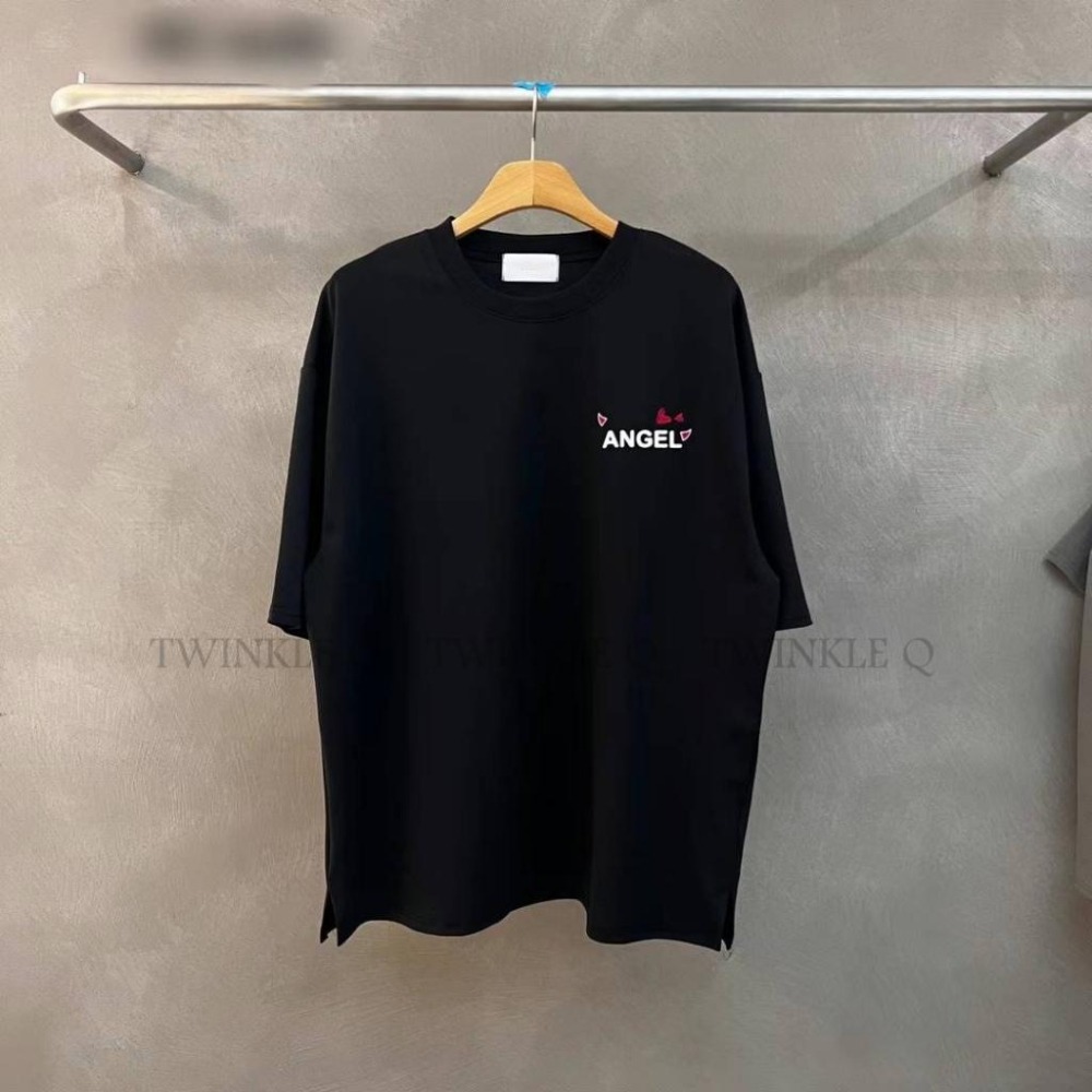 Twinkle Q韓國代購-預購✈️東大門🔥南大門正韓 短袖t恤  熊熊 天使 反光 惡魔 休閒上衣 t恤 男女 中性-細節圖2