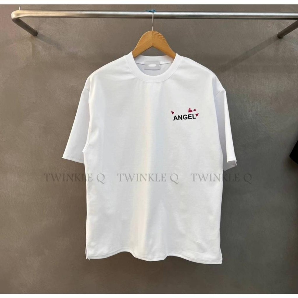 Twinkle Q韓國代購-預購✈️東大門🔥南大門正韓 短袖t恤  熊熊 天使 反光 惡魔 休閒上衣 t恤 男女 中性-細節圖5