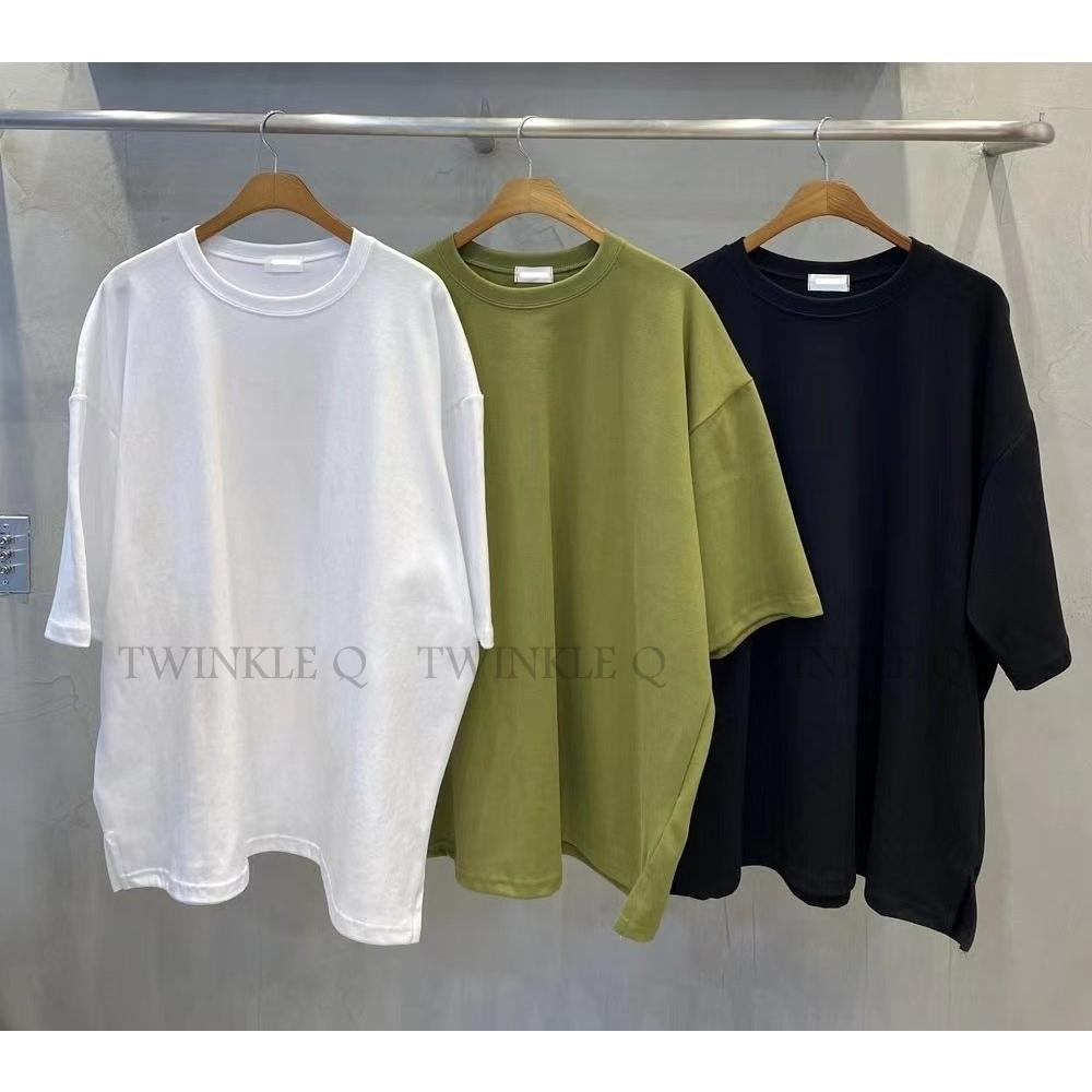 Twinkle Q韓國代購-預購✈️東大門🔥南大門正韓 短袖t恤 刷漆 圖案 印花 休閒上衣 短t t恤 男女 中性-細節圖4