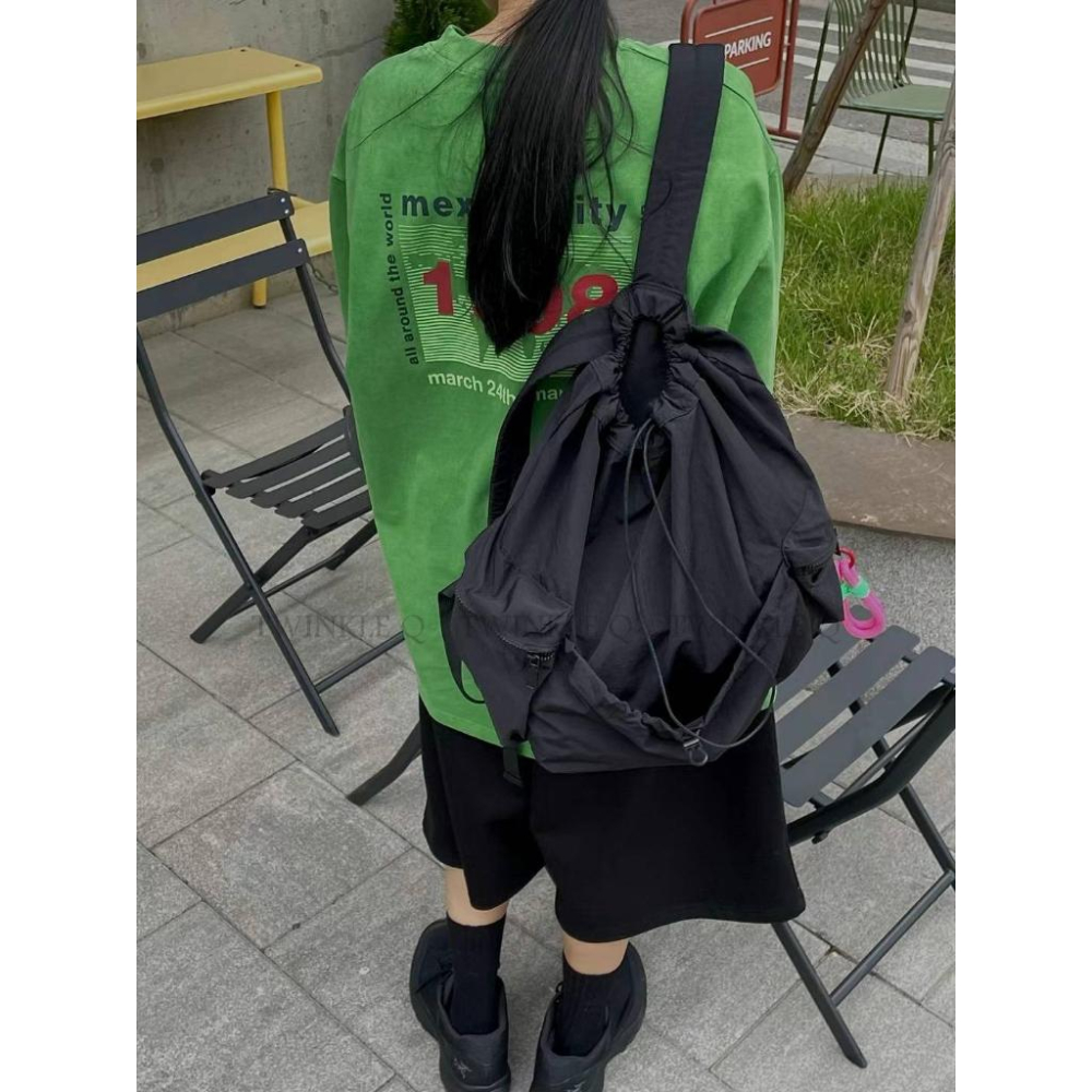 🎀Twinkle Q韓國代購-預購✈️東大門🔥南大門正韓 短袖t恤 字母 印花 水洗t恤 韓國t恤 寬鬆上衣 短t 中性-細節圖6