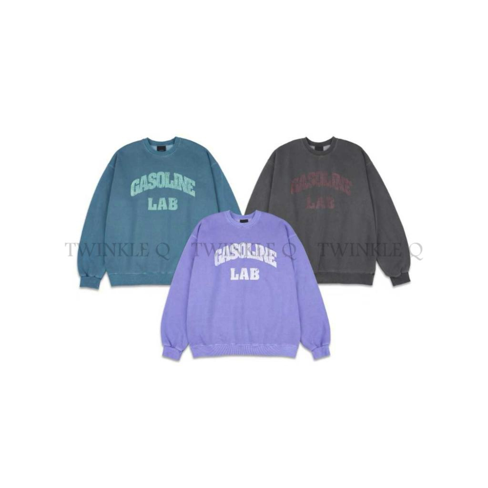 🎀TwinkleQ韓國代購-預購✈️東大門🔥南大門正韓 大學t 男女中性 字母印花 刷毛 水洗t 長袖t恤 上衣 大學踢-細節圖5