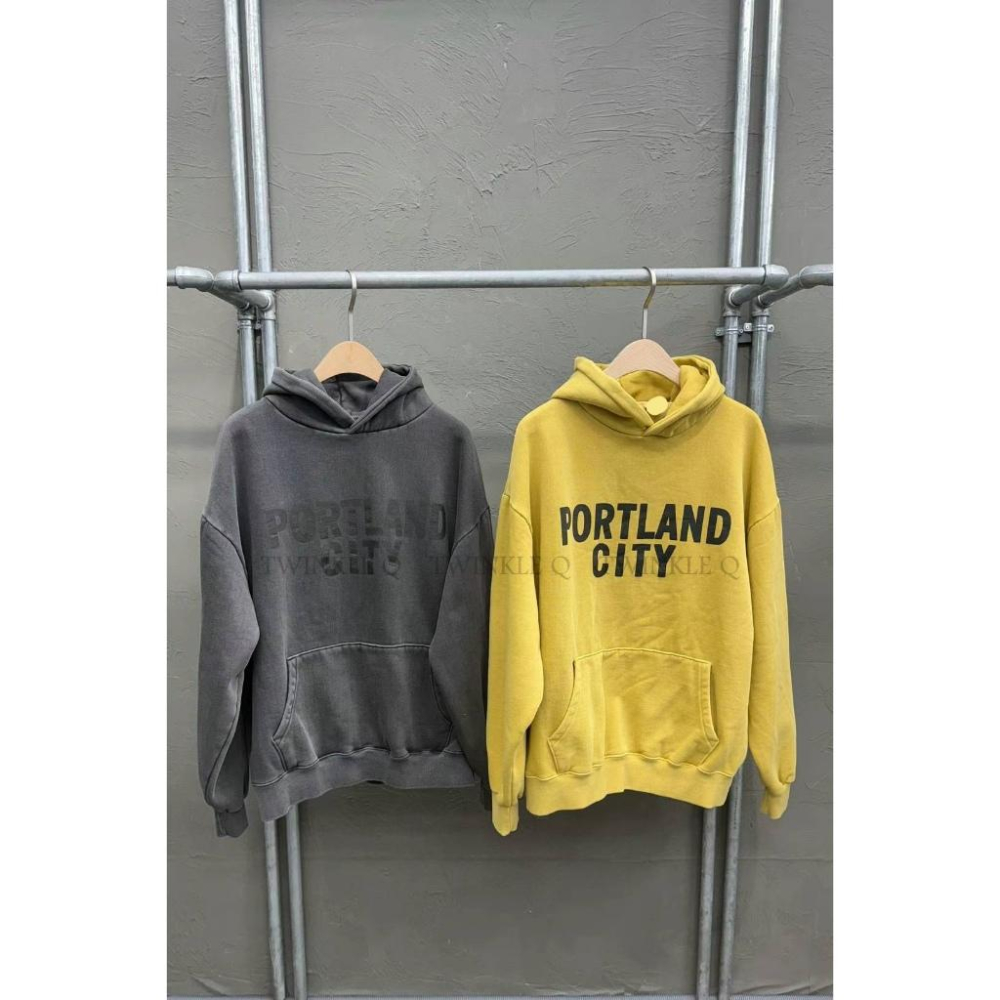 🎀Twinkle Q韓國代購-預購✈️東大門🔥南大門正韓 連帽t恤 笑臉 字母 刷毛 連帽上衣 長t 帽t 男女 中性-細節圖2