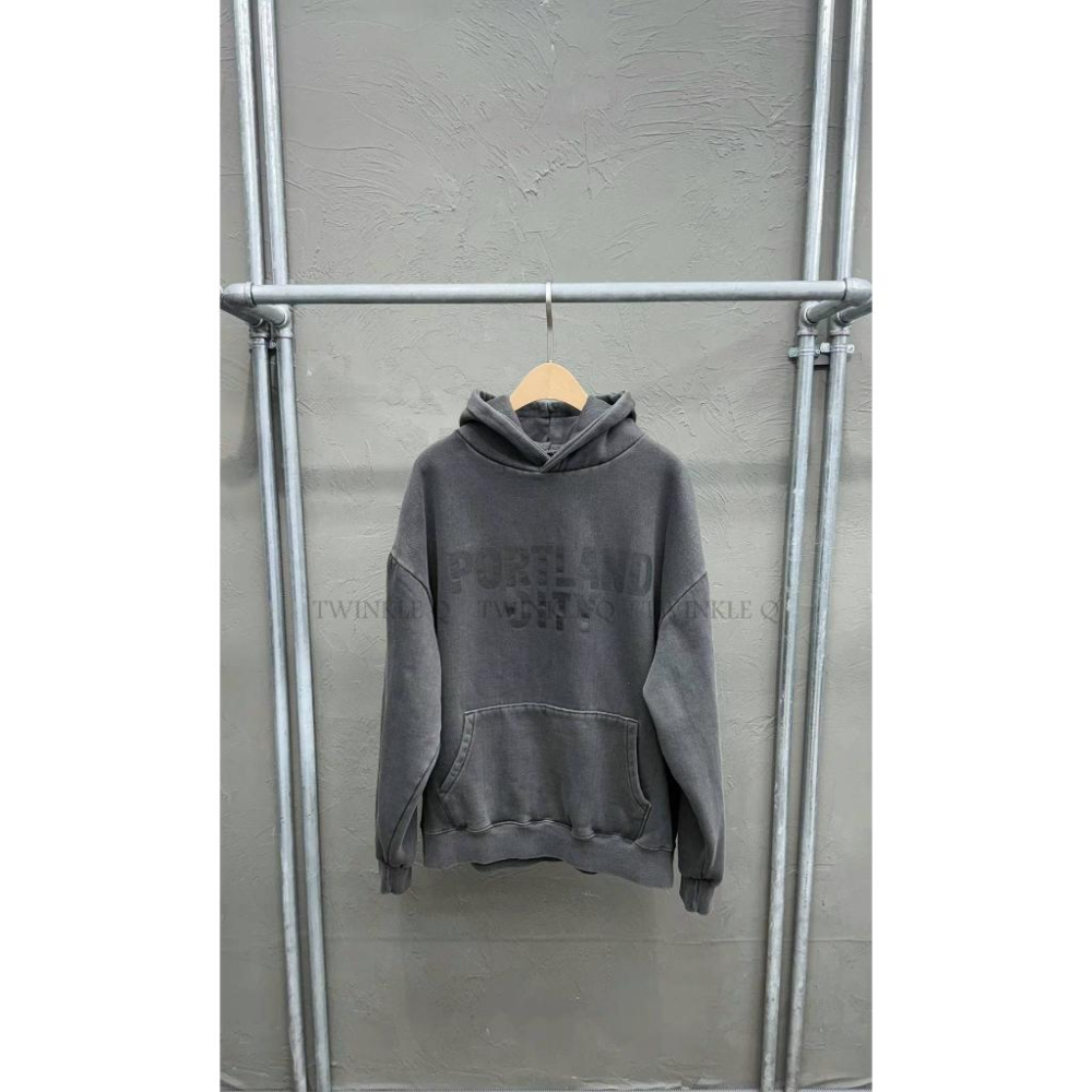 🎀Twinkle Q韓國代購-預購✈️東大門🔥南大門正韓 連帽t恤 笑臉 字母 刷毛 連帽上衣 長t 帽t 男女 中性-細節圖6