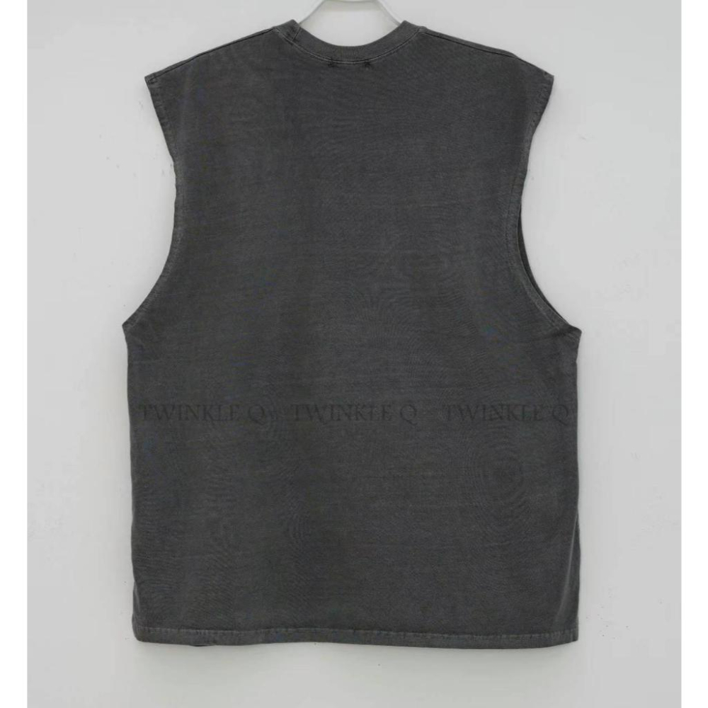 🎀Twinkle Q韓國代購(現貨+預購)✈️東大門🔥南大門正韓 無袖背心 小飛象 水洗t恤 刷舊 背心 男女 中性-細節圖8