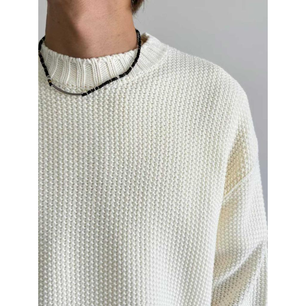 🎀TwinkleQ韓國代購-預購✈️東大門🔥南大門正韓 針織毛衣 字母 印花 寬鬆 針織上衣 毛衣 長袖上衣-細節圖6