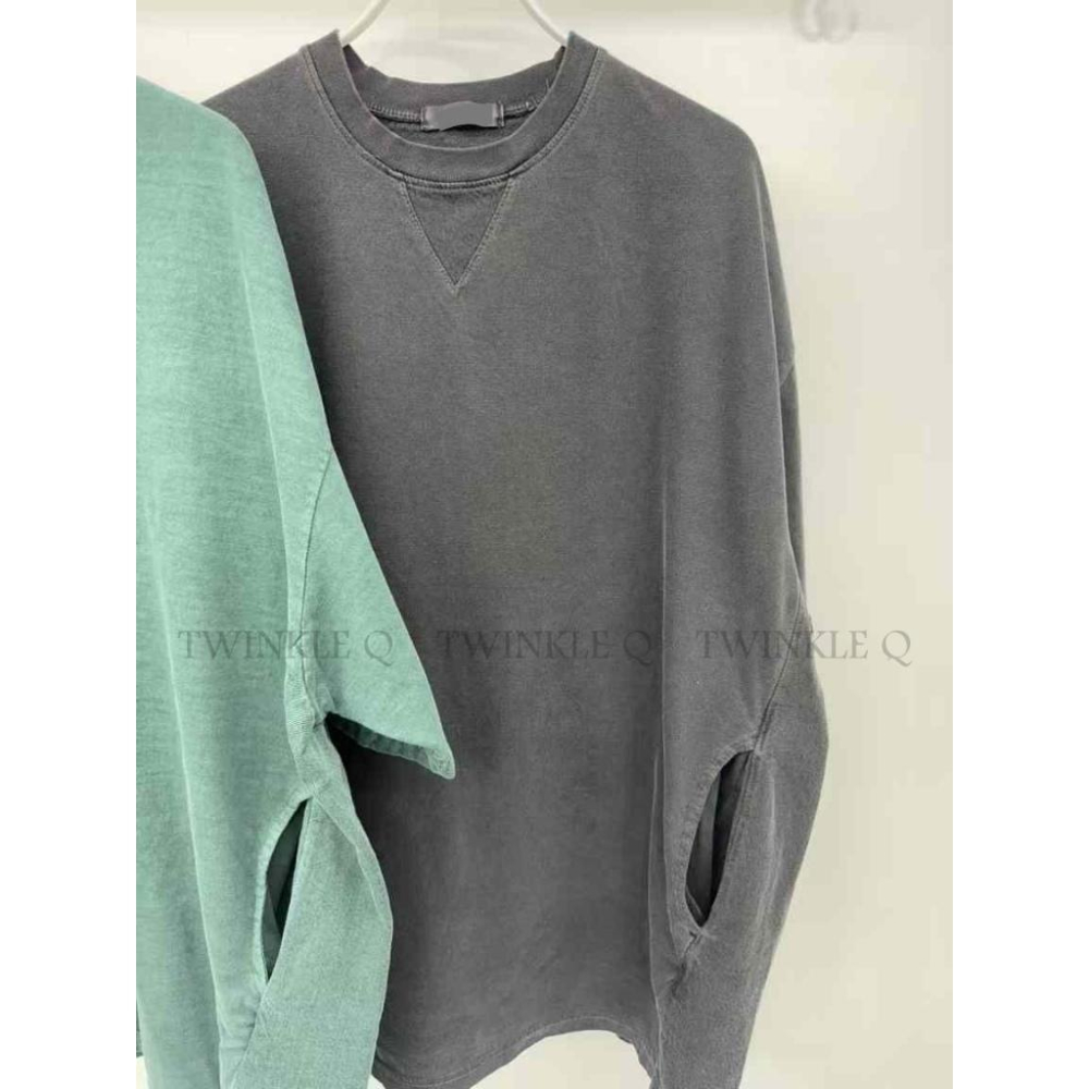 🎀Twinkle Q韓國代購-預購✈️東大門🔥南大門正韓 休閒套裝 素色 百搭 水洗t恤 工裝短褲 口袋 運動套裝 中性-細節圖4